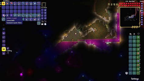 She can be summoned by the player by using a Gelatin Crystal in the Hallow biome. . Terraria gelatin crystal